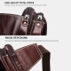 Men First Layer Cowhide Multifunction Chest Bag Large Capacity Retro 6.5 Inch Phone Bags Crossbody Bags Waist Bag Men First Layer Cowhide Multifunction Chest Bag Large Capacity Retro 6.5 Inch Phone Bags Crossbody Bags Waist Bag