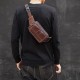 Men First Layer Cowhide Multifunction Chest Bag Large Capacity Retro 6.5 Inch Phone Bags Crossbody Bags Waist Bag Men First Layer Cowhide Multifunction Chest Bag Large Capacity Retro 6.5 Inch Phone Bags Crossbody Bags Waist Bag