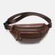 Men Multi-pocket Cowhide Chest Bag Retro Multifunction Large Capacity 6.5 Inch Phone Bags Crossbody Bags Waist Bag Men Multi-pocket Cowhide Chest Bag Retro Multifunction Large Capacity 6.5 Inch Phone Bags Crossbody Bags Waist Bag