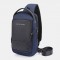 Men Waterproof Concealed Water Cup Bag Design On The Side Wild Oxford Chest Bag USB Charging Large Capacity Crossbody Bags Shoulder Bag