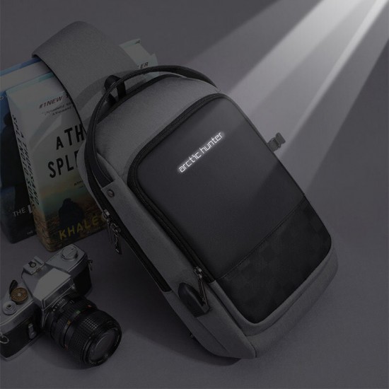 Men Waterproof Concealed Water Cup Bag Design On The Side Wild Oxford Chest Bag USB Charging Large Capacity Crossbody Bags Shoulder Bag Men Waterproof Concealed Water Cup Bag Design On The Side Wild Oxford Chest Bag USB Charging Large Capacity Crossbody Bags Shoulder Bag
