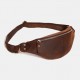 Men Retro Genuine Leather Zipper Chest Bag Outdoor Sport Phone Bag Waist Bag Shoulder Bag Crossbody Bags Men Retro Genuine Leather Zipper Chest Bag Outdoor Sport Phone Bag Waist Bag Shoulder Bag Crossbody Bags