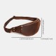 Men Retro Genuine Leather Zipper Chest Bag Outdoor Sport Phone Bag Waist Bag Shoulder Bag Crossbody Bags Men Retro Genuine Leather Zipper Chest Bag Outdoor Sport Phone Bag Waist Bag Shoulder Bag Crossbody Bags