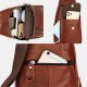 Men Genuine Leather Soft Waterproof Chest Bag Outdoor Sport Retro Large Capacity Crossbody Bags Shoulder Bag Men Genuine Leather Soft Waterproof Chest Bag Outdoor Sport Retro Large Capacity Crossbody Bags Shoulder Bag