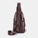 BULLCAPTAIN Men Multi-pocket Cowhide Chest Bag Casual Sports Multifunctional Large Capacity Crossbody Bag Shoulder Bag BULLCAPTAIN Men Multi-pocket Cowhide Chest Bag Casual Sports Multifunctional Large Capacity Crossbody Bag Shoulder Bag