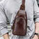 BULLCAPTAIN Men Multi-pocket Cowhide Chest Bag Casual Sports Multifunctional Large Capacity Crossbody Bag Shoulder Bag BULLCAPTAIN Men Multi-pocket Cowhide Chest Bag Casual Sports Multifunctional Large Capacity Crossbody Bag Shoulder Bag