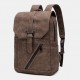 Men Multi-pocket Breathable PU Leather Backpack Vintage 14 Inch Laptop Bag Large Capacity Travel Bag Men Multi-pocket Breathable PU Leather Backpack Vintage 14 Inch Laptop Bag Large Capacity Travel Bag