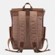 Men Oil Wax Canvas Multi-pocket Backpack Large Capacity Breathable Wear-resistant 14 Inch Laptop Bag Men Oil Wax Canvas Multi-pocket Backpack Large Capacity Breathable Wear-resistant 14 Inch Laptop Bag