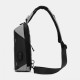 Men Large Capacity USB Charging Chest Bag Casual Waterproof Convertible Shoulder Strap Crossbody Bags Shoulder Bag Men Large Capacity USB Charging Chest Bag Casual Waterproof Convertible Shoulder Strap Crossbody Bags Shoulder Bag
