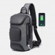 Men Multifunction Multi-pocket USB Charging Chest Bag Large Capacity 15.6 Inch Laptop Bag Crossbody Bags Shoulder Bag Men Multifunction Multi-pocket USB Charging Chest Bag Large Capacity 15.6 Inch Laptop Bag Crossbody Bags Shoulder Bag