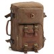 KAUKKO Men's Canvas Army Style Shoulder Travel Tactical Backpacks KAUKKO Men's Canvas Army Style Shoulder Travel Tactical Backpacks
