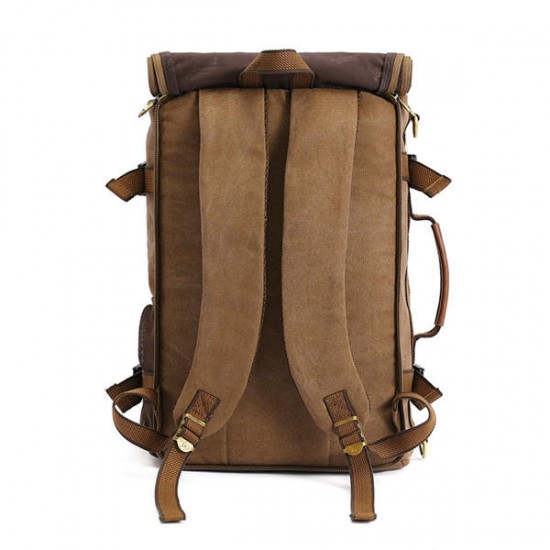 KAUKKO Men's Canvas Army Style Shoulder Travel Tactical Backpacks KAUKKO Men's Canvas Army Style Shoulder Travel Tactical Backpacks