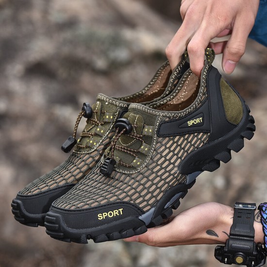 Lightweight Breathable Mesh Outdoor Hiking Sneakers Lightweight Breathable Mesh Outdoor Hiking Sneakers