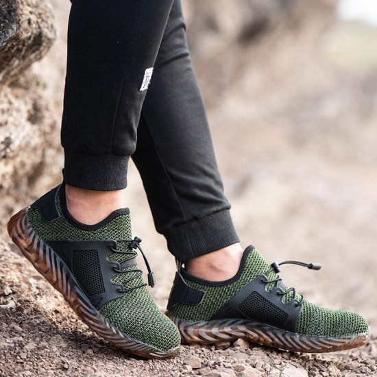 Hiking Steel Toe Work Safety Shoes Mesh Anti-slip shoes Hiking Steel Toe Work Safety Shoes Mesh Anti-slip shoes