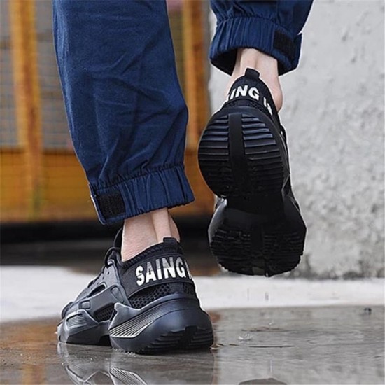 Anti-Smash Steel Toe Lightweight Safety Work Shoes Anti-Smash Steel Toe Lightweight Safety Work Shoes