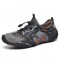 Men Mesh Non Slip Quick Drying Elastic Lace Outdoor Casual Hiking Sneakers
