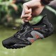 Men Mesh Non Slip Quick Drying Elastic Lace Outdoor Casual Hiking Sneakers Men Mesh Non Slip Quick Drying Elastic Lace Outdoor Casual Hiking Sneakers