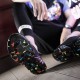 Men Solid Color Knitted Fabric Breathable Casual Running Sock Sneakers Men Solid Color Knitted Fabric Breathable Casual Running Sock Sneakers