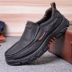 Men Microfiber Leather Outdoor Non Slip Casual Shoes Men Microfiber Leather Outdoor Non Slip Casual Shoes