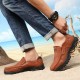 Men Microfiber Leather Outdoor Non Slip Casual Shoes Men Microfiber Leather Outdoor Non Slip Casual Shoes