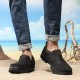 Men Microfiber Leather Outdoor Non Slip Casual Shoes Men Microfiber Leather Outdoor Non Slip Casual Shoes