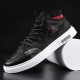 Men Stylish Stitching Canvas Comfy Breathable High Top Casual Sneakers Men Stylish Stitching Canvas Comfy Breathable High Top Casual Sneakers
