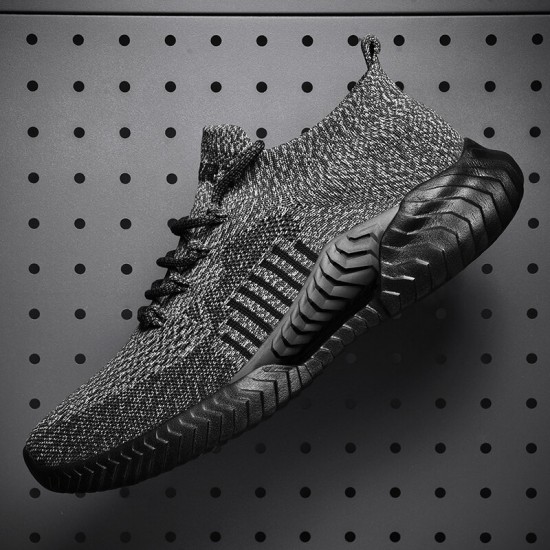 Men Knitted Fabric Breathable Cushioning Lightweight Sports Sneakers Men Knitted Fabric Breathable Cushioning Lightweight Sports Sneakers