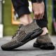 Men Knitted Fabric Breathable Cushioning Lightweight Sports Sneakers Men Knitted Fabric Breathable Cushioning Lightweight Sports Sneakers