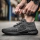 Men Knitted Fabric Breathable Cushioning Lightweight Sports Sneakers Men Knitted Fabric Breathable Cushioning Lightweight Sports Sneakers