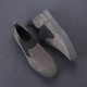 Men Synthetic Suede Elastic Panel Splicing Comfy Low Top Slip On Casual Sneakers Men Synthetic Suede Elastic Panel Splicing Comfy Low Top Slip On Casual Sneakers