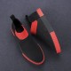 Men Synthetic Suede Elastic Panel Splicing Comfy Low Top Slip On Casual Sneakers Men Synthetic Suede Elastic Panel Splicing Comfy Low Top Slip On Casual Sneakers
