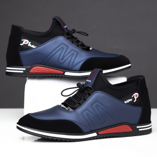 Men Sport Tight Stitched Leather Comfy Slip Resistant Business Casual Shoes Men Sport Tight Stitched Leather Comfy Slip Resistant Business Casual Shoes