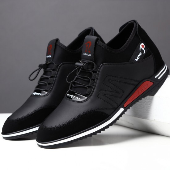 Men Sport Tight Stitched Leather Comfy Slip Resistant Business Casual Shoes Men Sport Tight Stitched Leather Comfy Slip Resistant Business Casual Shoes