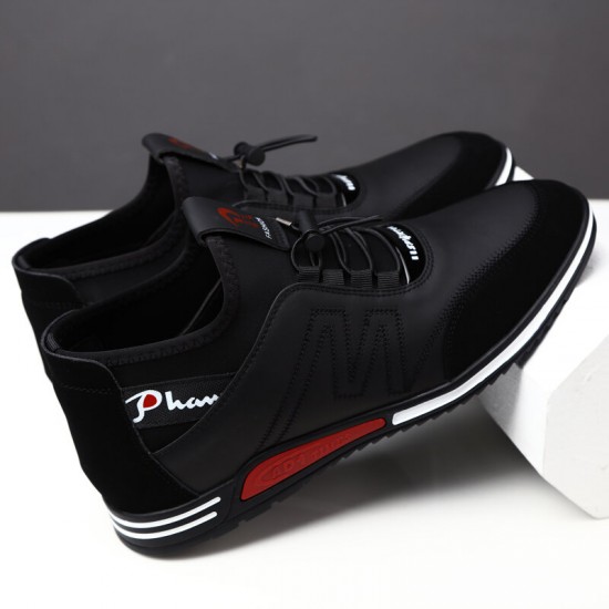 Men Sport Tight Stitched Leather Comfy Slip Resistant Business Casual Shoes Men Sport Tight Stitched Leather Comfy Slip Resistant Business Casual Shoes