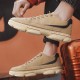 Men Stylish Side Stripe Comfy Non-slip Lace-up Outdoor Hiking Shoes Men Stylish Side Stripe Comfy Non-slip Lace-up Outdoor Hiking Shoes