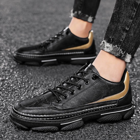 Men Stylish Side Stripe Comfy Non-slip Lace-up Outdoor Hiking Shoes Men Stylish Side Stripe Comfy Non-slip Lace-up Outdoor Hiking Shoes