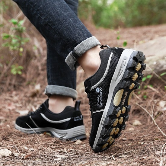 Men Mesh Breathable Slip Resistant Outdoor Climbing Shoes Men Mesh Breathable Slip Resistant Outdoor Climbing Shoes