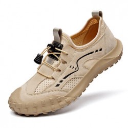 Men Cowhide Breathable Toe Protected Non-slip Soft Outdoor Climbing Shoes