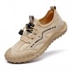 Men Cowhide Breathable Toe Protected Non-slip Soft Outdoor Climbing Shoes Men Cowhide Breathable Toe Protected Non-slip Soft Outdoor Climbing Shoes