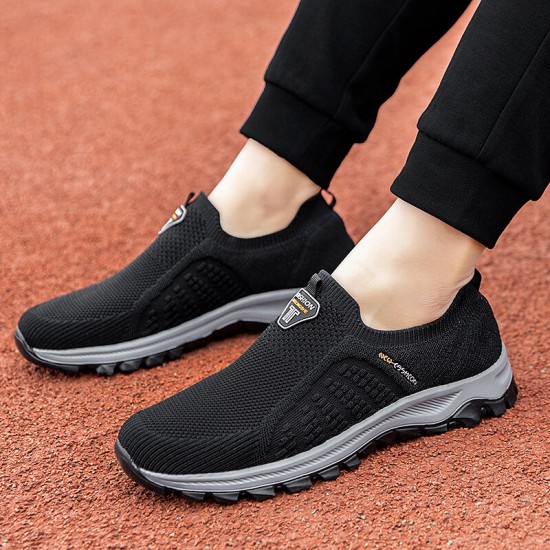Men Mesh Breathable Lightweight Slip On Comforty Casual Walking Shoes Men Mesh Breathable Lightweight Slip On Comforty Casual Walking Shoes