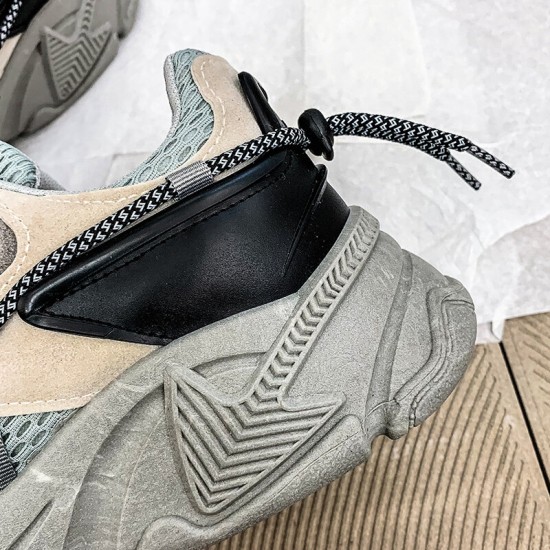 Men Mesh Breathable Non Slip Comfy Thick Sole Sports Casual Chunky Shoes Men Mesh Breathable Non Slip Comfy Thick Sole Sports Casual Chunky Shoes