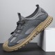 Men Mesh Breathable Hollow Out Hand Stitching Soft Bottom Non Slip Casual Sports Shoes Men Mesh Breathable Hollow Out Hand Stitching Soft Bottom Non Slip Casual Sports Shoes