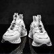 Men Breathable Fabric Comfy Blade Sole Non Slip Lace Up Running Casual Sports Shoes Men Breathable Fabric Comfy Blade Sole Non Slip Lace Up Running Casual Sports Shoes