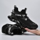 Men Breathable Fabric Soft Blade Thick Sole Non Slip Lace Up Comfy Sports Casual Shoes Men Breathable Fabric Soft Blade Thick Sole Non Slip Lace Up Comfy Sports Casual Shoes