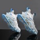 Men Breathable Fabric Soft Blade Thick Sole Non Slip Lace Up Comfy Sports Casual Shoes Men Breathable Fabric Soft Blade Thick Sole Non Slip Lace Up Comfy Sports Casual Shoes