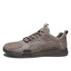 Men Genuine Leather Breathable Mesh Comfy Bottom Non Slip Casual Running Shoes Men Genuine Leather Breathable Mesh Comfy Bottom Non Slip Casual Running Shoes
