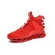 Men Breathable Fabric Soft Blade Sole Non Slip Lace Up Casual Sports Shoes Men Breathable Fabric Soft Blade Sole Non Slip Lace Up Casual Sports Shoes