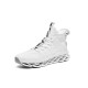 Men Breathable Fabric Soft Blade Sole Non Slip Lace Up Casual Sports Shoes Men Breathable Fabric Soft Blade Sole Non Slip Lace Up Casual Sports Shoes