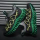 Men Breathable Fabric Comfy Blade Sole Non Slip Elastic Laces Casual Sports Shoes Men Breathable Fabric Comfy Blade Sole Non Slip Elastic Laces Casual Sports Shoes