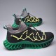 Men Breathable Fabric Comfy Blade Sole Non Slip Elastic Laces Casual Sports Shoes Men Breathable Fabric Comfy Blade Sole Non Slip Elastic Laces Casual Sports Shoes